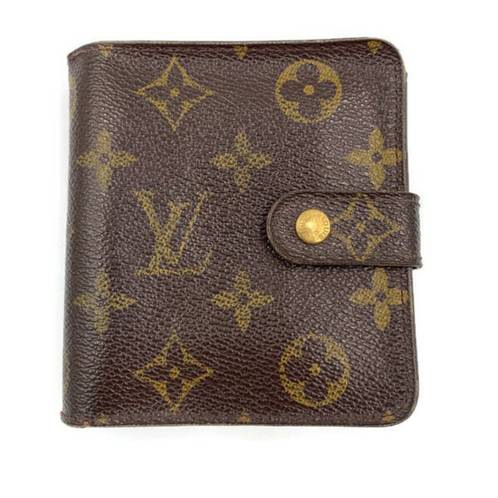 Authentic LOUIS VUITTON Monogram Compact Wallet - Picture 1 of 16